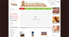 Desktop Screenshot of pravasimarket.com